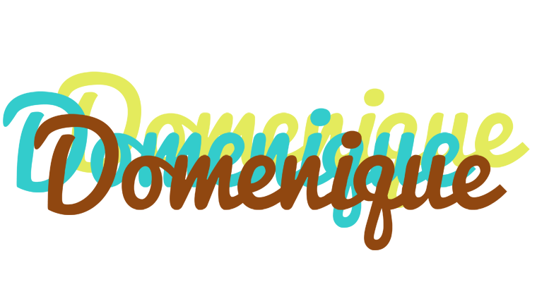 Domenique cupcake logo