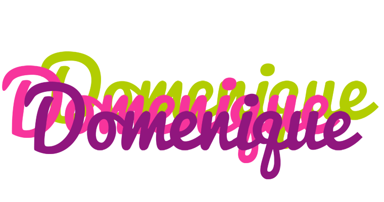 Domenique flowers logo