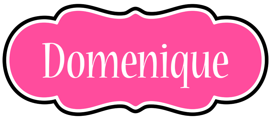 Domenique invitation logo