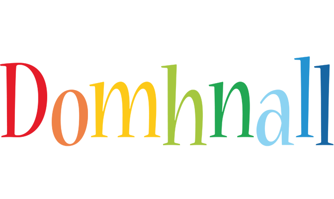 Domhnall birthday logo