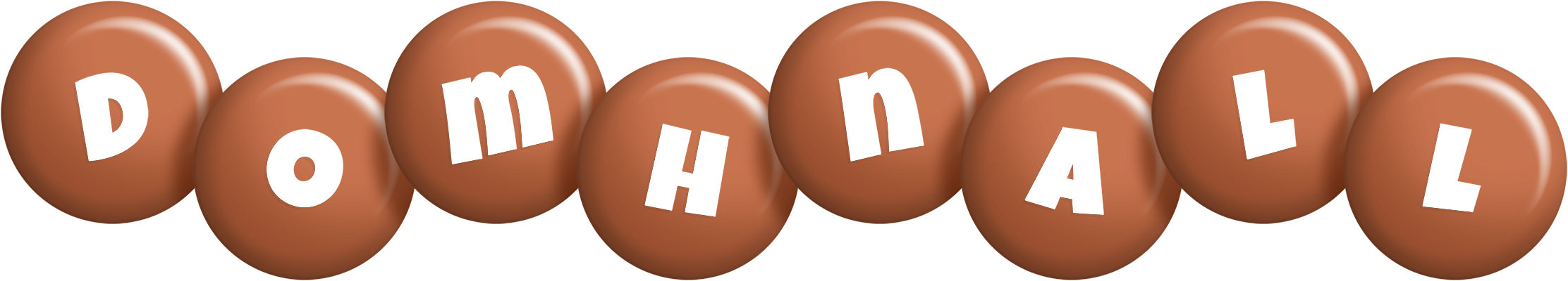 Domhnall candy-brown logo