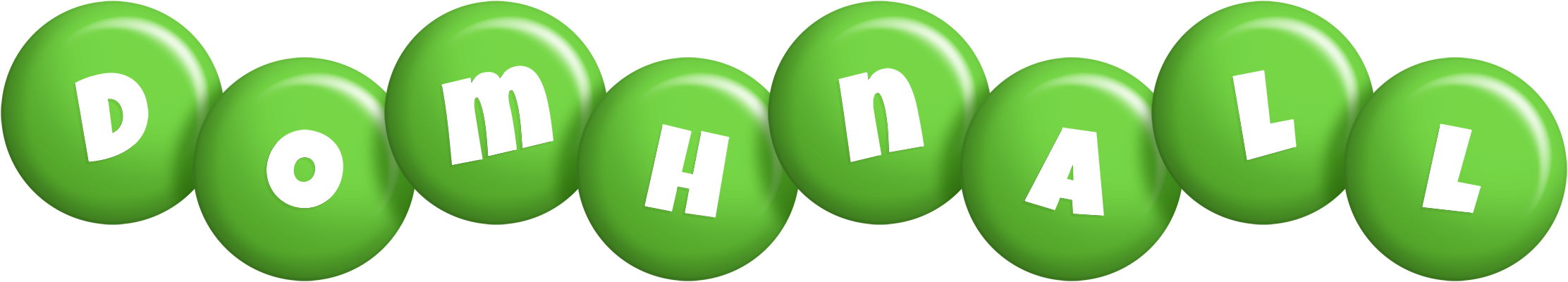 Domhnall candy-green logo