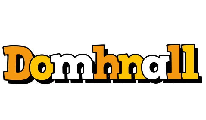 Domhnall cartoon logo