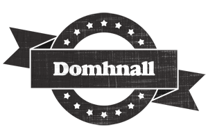 Domhnall grunge logo
