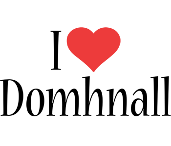 Domhnall i-love logo