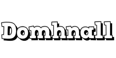 Domhnall snowing logo