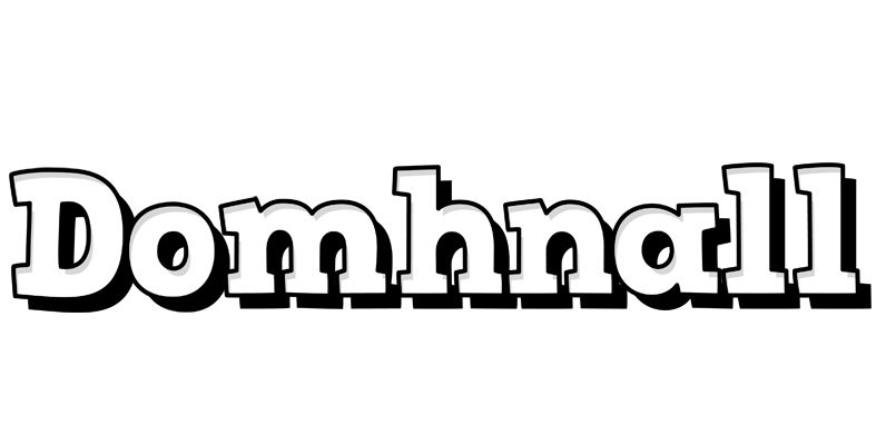 Domhnall snowing logo
