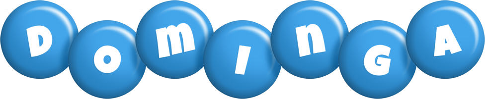 Dominga candy-blue logo