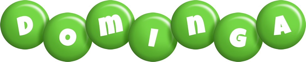 Dominga candy-green logo