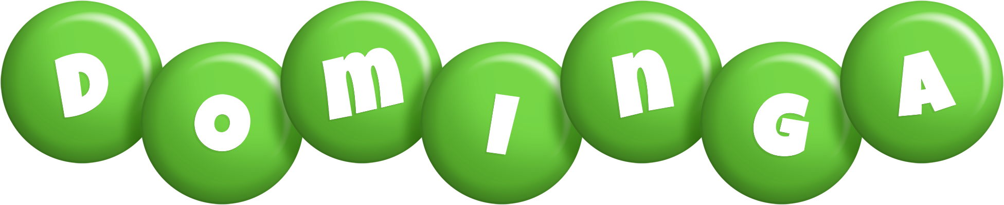 Dominga candy-green logo