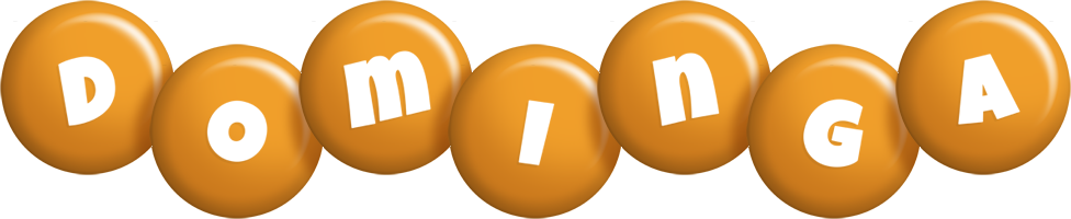 Dominga candy-orange logo