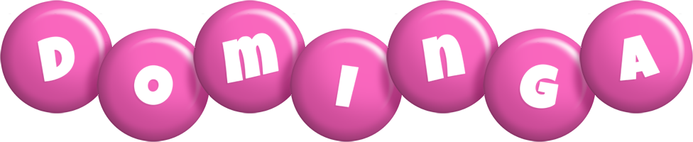 Dominga candy-pink logo