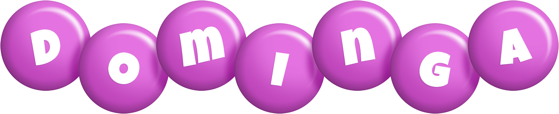 Dominga candy-purple logo