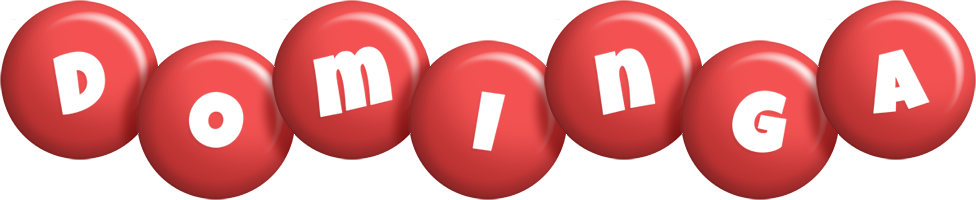 Dominga candy-red logo