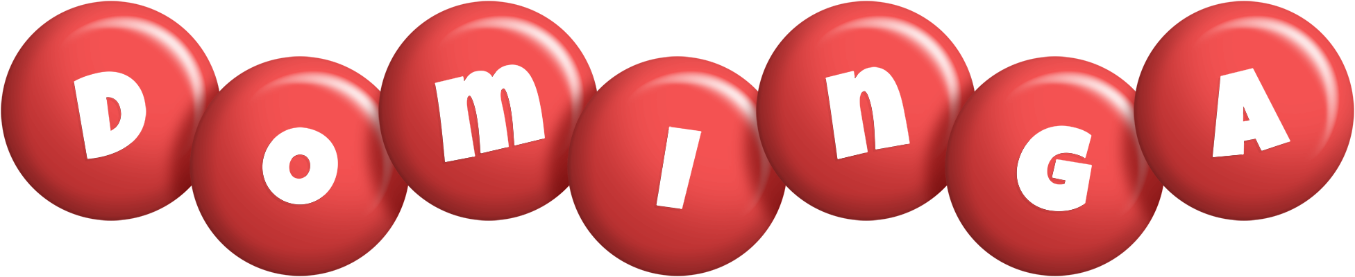 Dominga candy-red logo