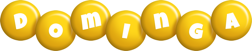 Dominga candy-yellow logo