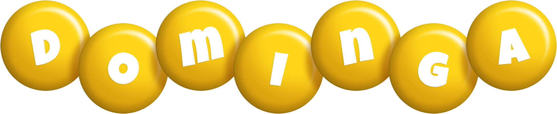 Dominga candy-yellow logo