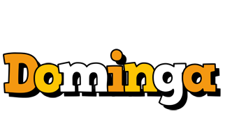 Dominga cartoon logo