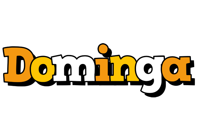 Dominga cartoon logo