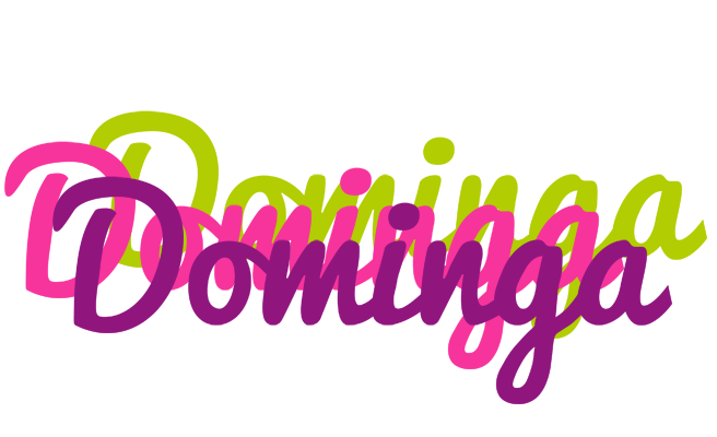 Dominga flowers logo
