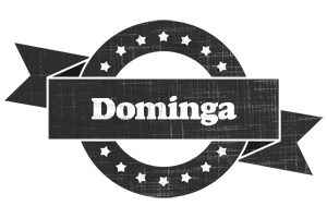 Dominga grunge logo