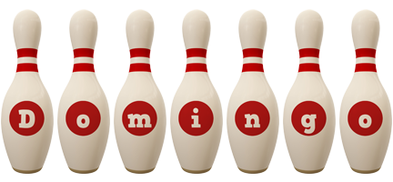 Domingo bowling-pin logo