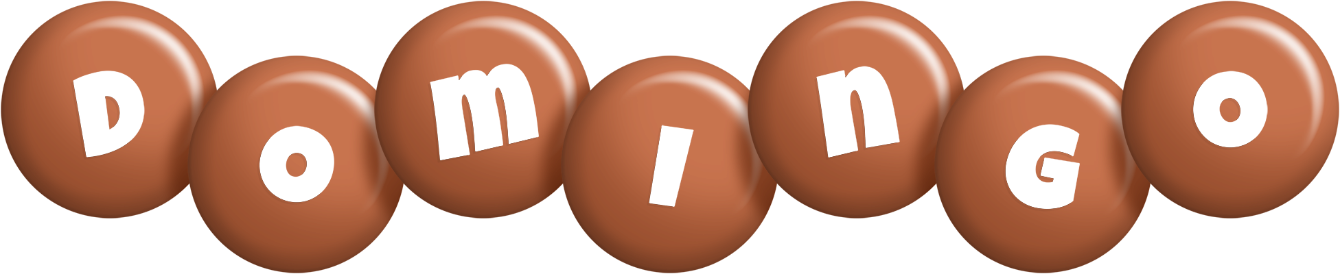 Domingo candy-brown logo