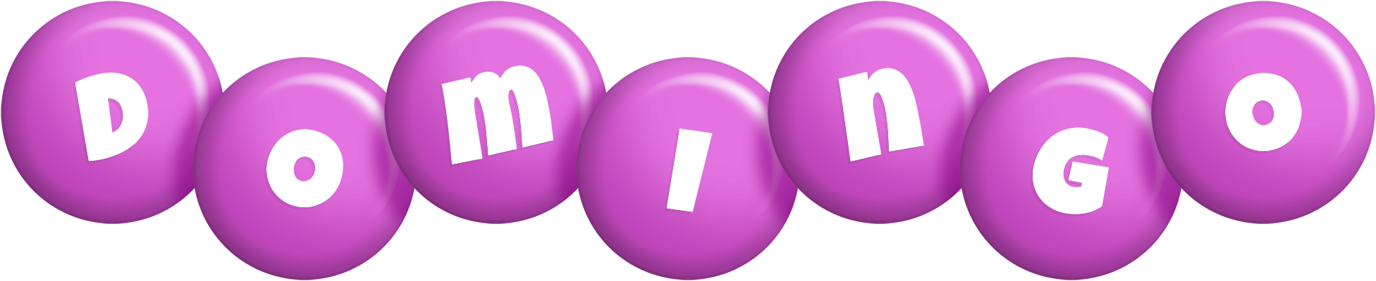 Domingo candy-purple logo