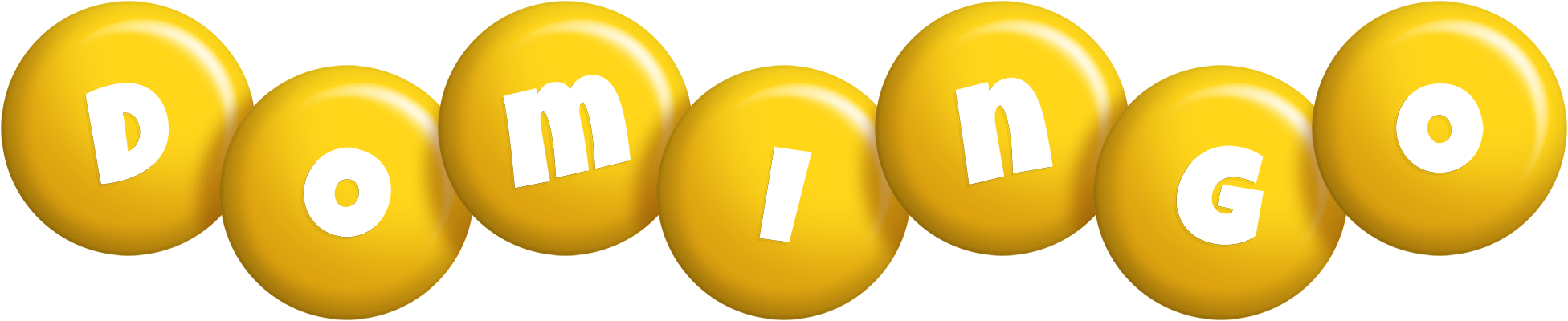Domingo candy-yellow logo