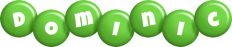 Dominic candy-green logo