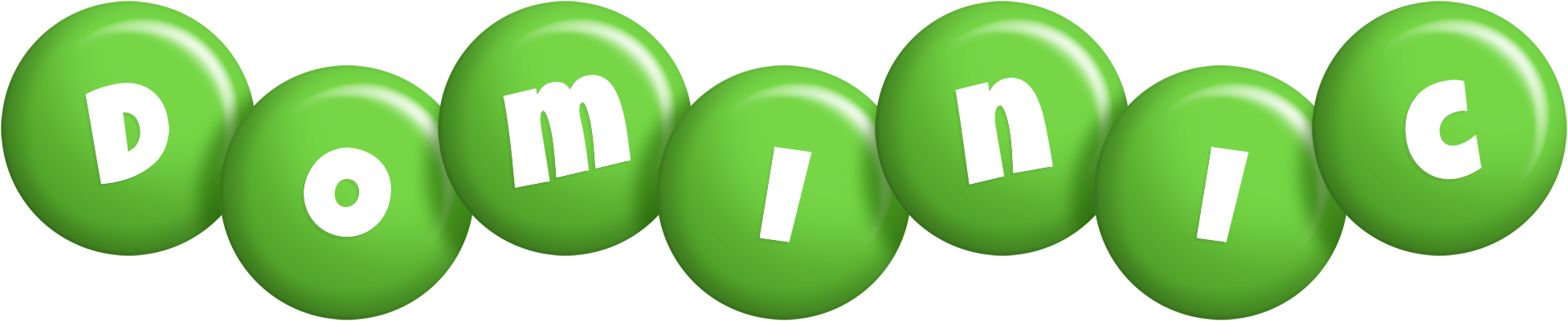 Dominic candy-green logo