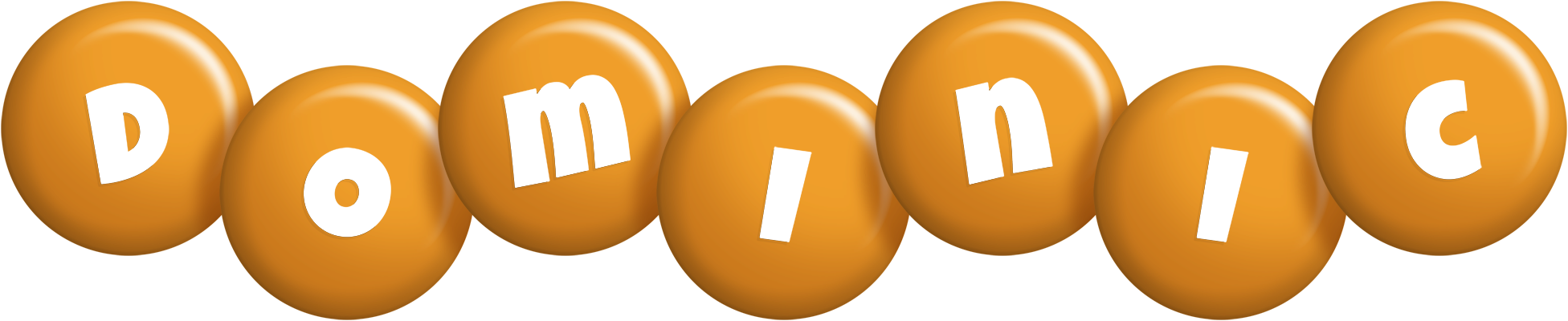 Dominic candy-orange logo