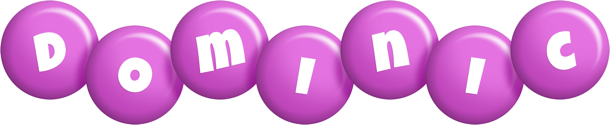 Dominic candy-purple logo