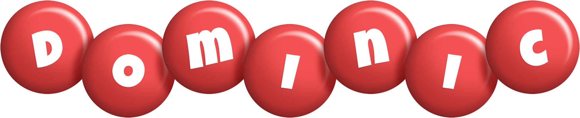 Dominic candy-red logo