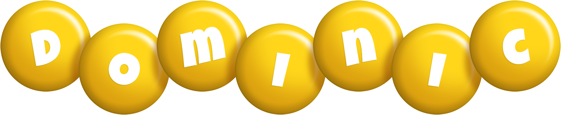 Dominic candy-yellow logo