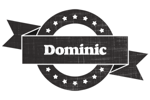 Dominic grunge logo