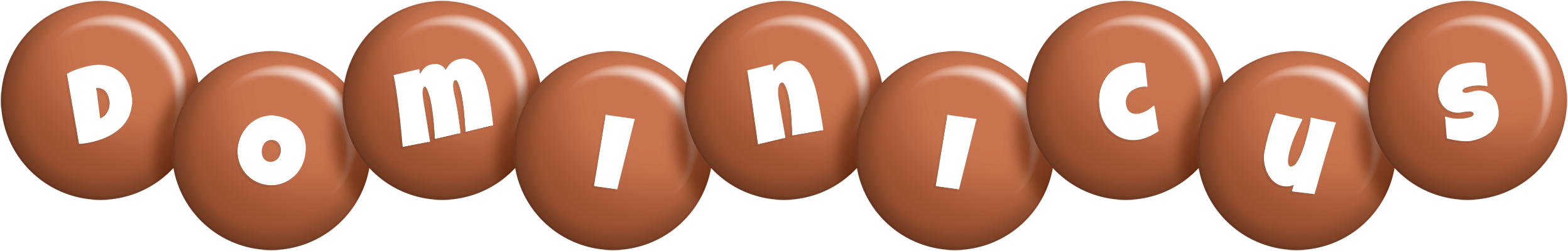 Dominicus candy-brown logo