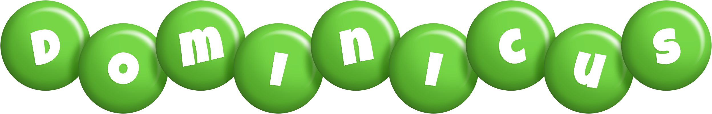 Dominicus candy-green logo