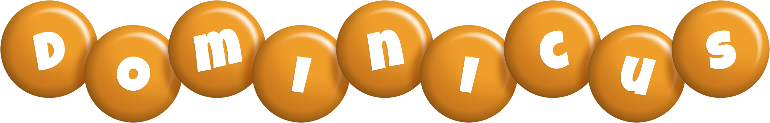 Dominicus candy-orange logo