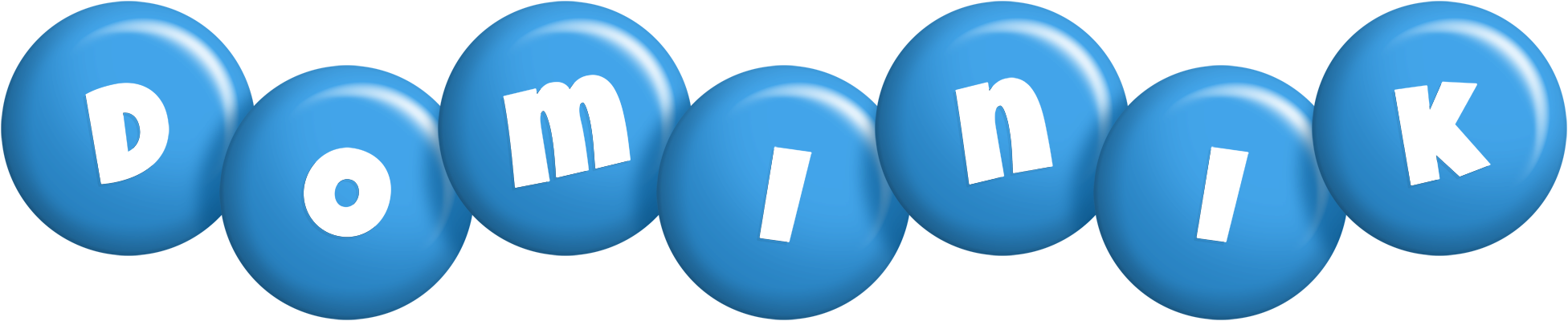 Dominik candy-blue logo