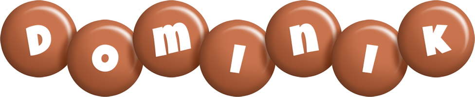 Dominik candy-brown logo