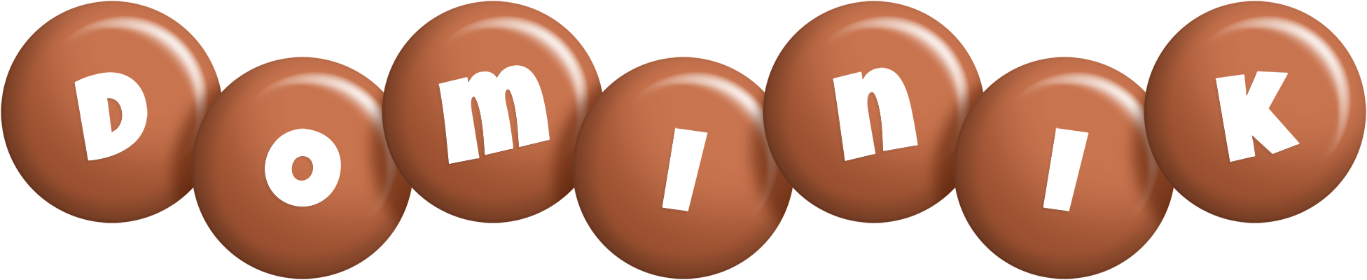 Dominik candy-brown logo