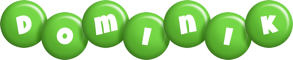 Dominik candy-green logo