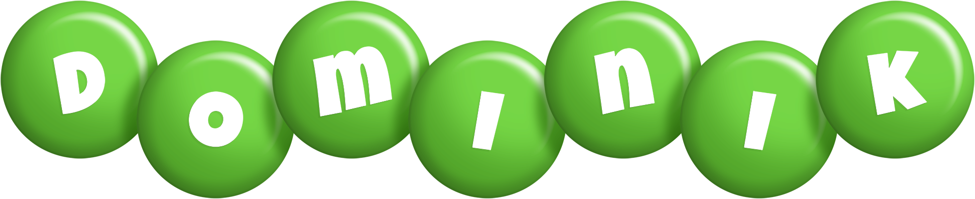 Dominik candy-green logo