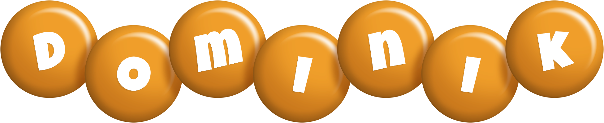 Dominik candy-orange logo