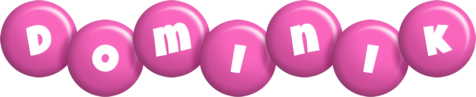 Dominik candy-pink logo