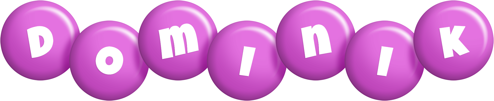 Dominik candy-purple logo