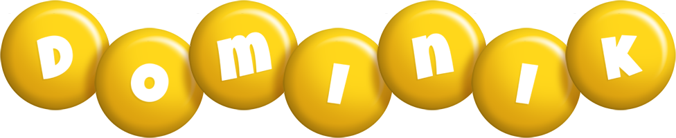 Dominik candy-yellow logo