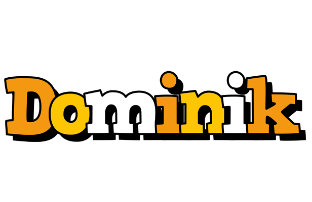 Dominik cartoon logo