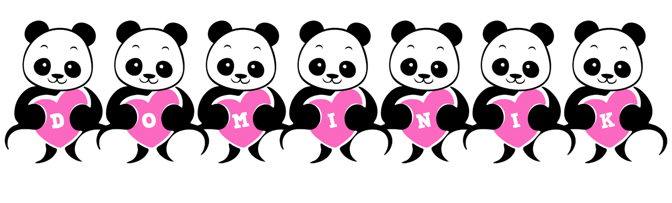 Dominik love-panda logo